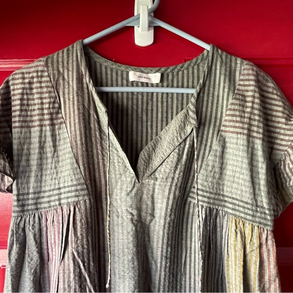 Sita Murt grey stripe dress size 36 - Picture 2 of 4